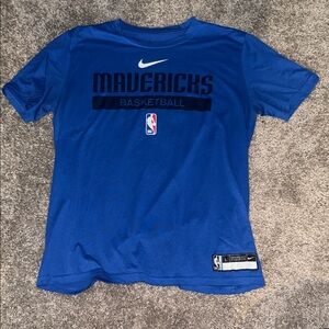 Nike Blue Mavericks Basketball Tee